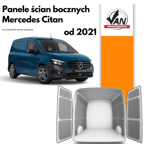 Panele ścian bocznych do Mercedes-Benz Citan rok produkcji od 2021