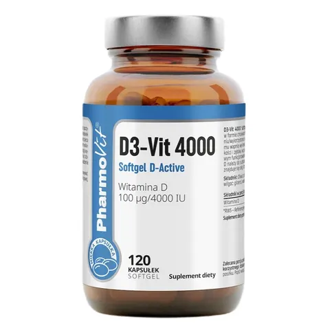 Pharmovit D3-Vit 4000 IU suplement diety 120 kapsułek