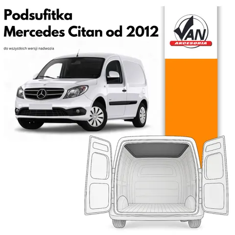 Podsufitka do Mercedes Citan rok produkcji od 2012