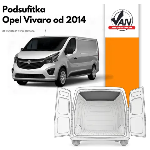 Podsufitka do Opel Vivaro rok produkcji od 2014