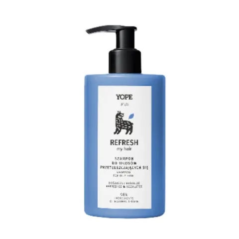 Szampon do włosów przetłuszczających się Yope Men Refresh my Hair, 300ml