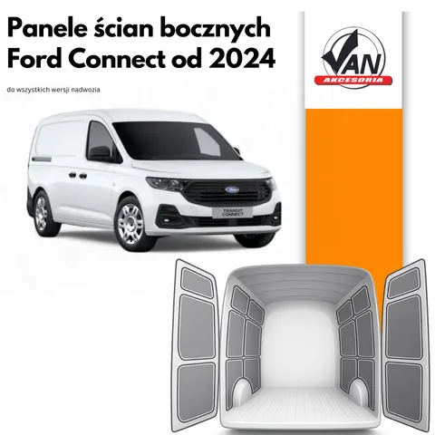 Panele ścian bocznych do Ford Connect rok produkcji od 2024