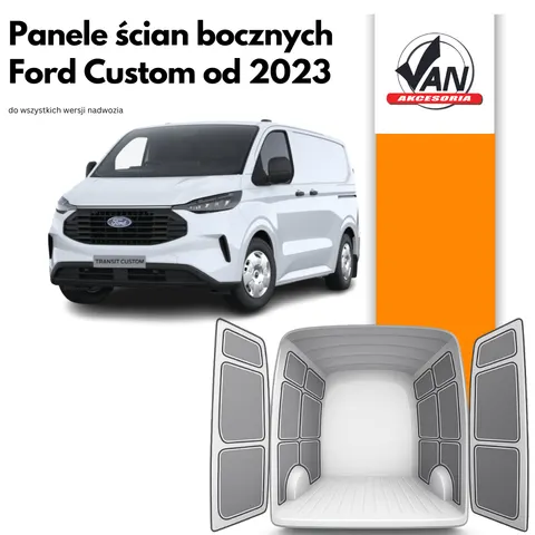 Panele ścian bocznych do Ford Custom rok produkcji od 2023