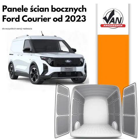 Panele ścian bocznych do Ford Courier rok produkcji od 2023