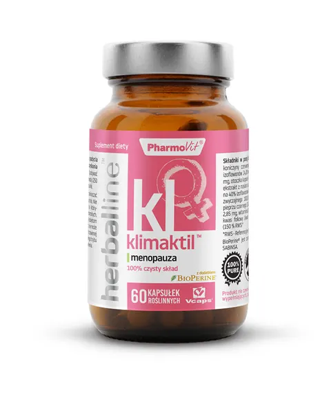KLIMAKTIL NA MENOPAUZĘ 60 KAPSUŁEK 27,16 g - PHARMOVIT (HERBALLINE)