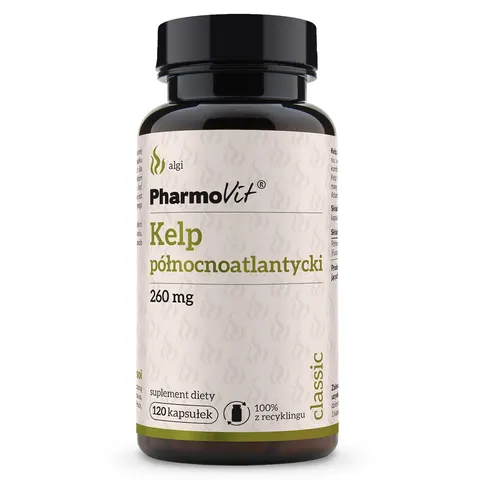 Pharmovit Kelp pólnocnoatlantycki suplement diety 120 kapsułek