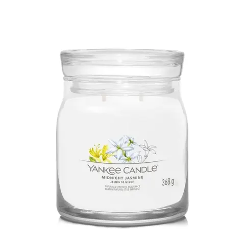 Yankee Candle Średnia świeca zapachowa Midnight Jasmine 368g