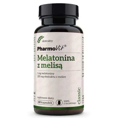 MELATONINA Z MELISĄ 60 KAPSUŁEK - PHARMOVIT (CLASSIC)