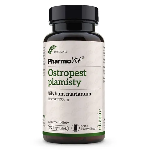OSTROPEST PLAMISTY 90 KAPSUŁEK 39 g (330 mg) - PHARMOVIT (CLASSIC)