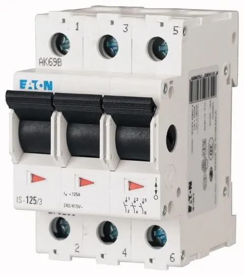 Rozłącznik izolacyjny modułowy 0-1 63A 3P, IS-63/3; 276276, EATON ELECTRIC