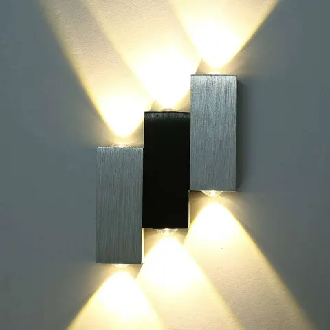 Lampa 6 LED 6W nowoczesna aluminiowa