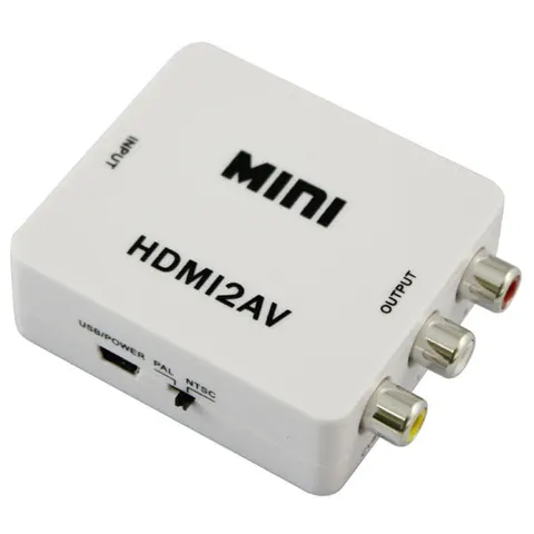 Adapter konwerter HDMI do AV RCA CVBS - HD16