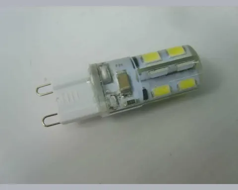 Żarówka G9 64 LED SMD 380lm 3.5W mini 15mm zimna
