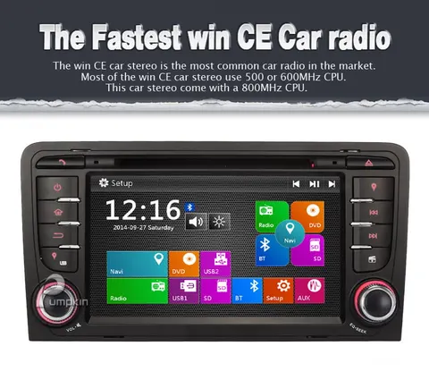 Radio nawigacja 2din GPS USB SD ekran dotykowy Audi A3