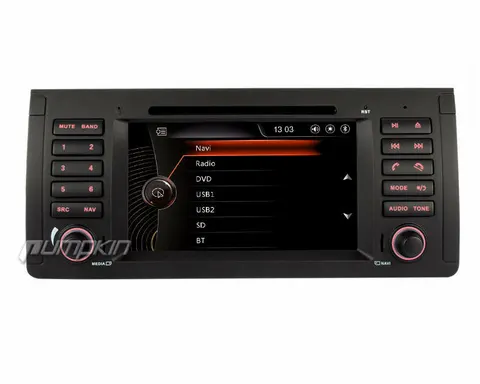 Radio samochodowe 7 cali USB SD nawigacja mapy BMW E39