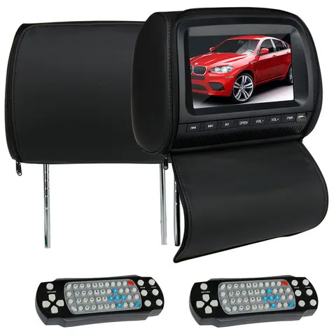 Zagłówek multimedialny LCD 9 cali HD DVD