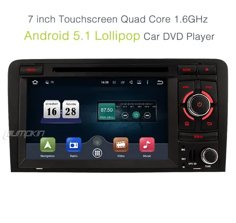 Radio nawigacja 2din GPS USB SD Audi A3