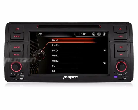 Radio nawigacja GPS 7 cali Quad Core 2DIN BMW E39
