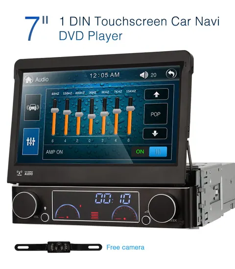 Radio samochodowe 7 cali USB SD nawigacja mapy uniwersalne