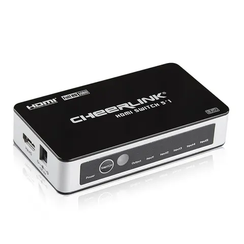 Adapter cheerlink HDMI switch 5x1 HSW0501BN FHD
