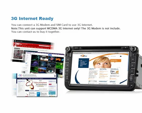Radio nawigacja 2din GPS USB SD ekran dotykowy do VW Passat
