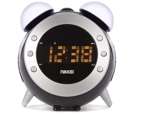 Radziobudzik LCD Nikkei NR280P retro temperatura laser