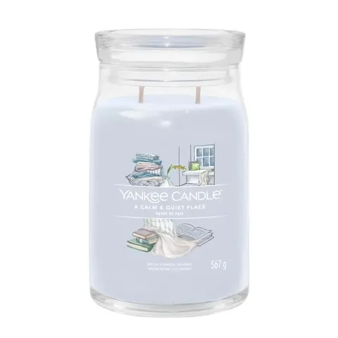 Yankee Candle Duża świeca zapachowa A Calm & Quiet Place 567g