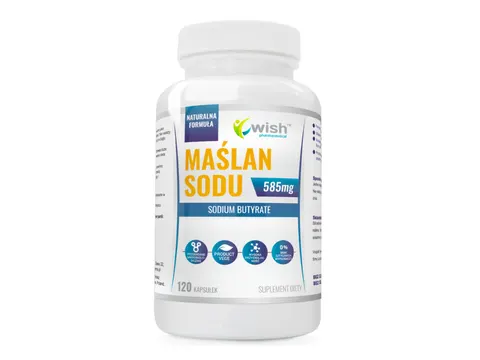WISH Maślan Sodu 585mg 120 kapsułek