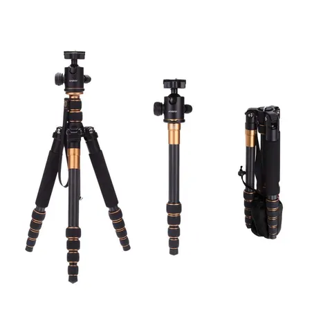 Statyw węglowy z głowicą kulową Andoer Pro Tripod Q666C