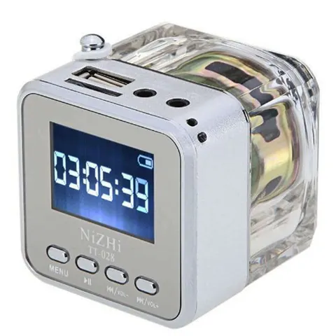 Mini przenośny odtwarzacz muzyki Radio FM TT-028 USB SD