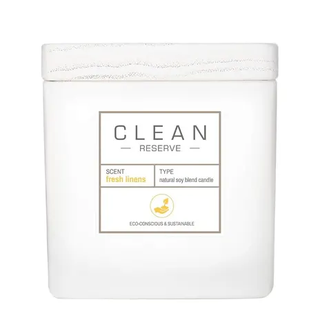 Clean Reserve Fresh Linens sojowa świeca zapachowa 227g