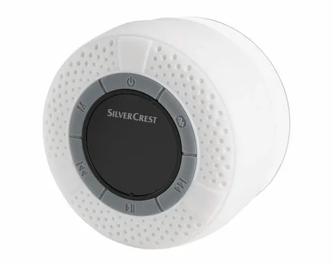 Wodoodporny głośnik do kąpieli SilverCrest HG03921B LED FM
