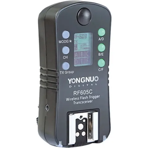 Wyzwalacz lamp błyskowych Yongnuo RF605C Canon 60D 7D 1D