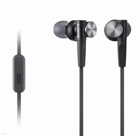 Słuchawki przewodowe dokanałowe Sony MDR-XB50AP czarne