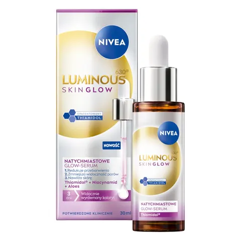 Nivea Luminous630® Skin Glow natychmiastowe glow-serum 30ml
