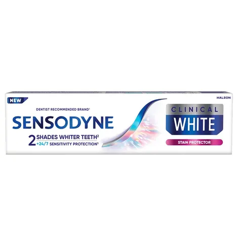 Sensodyne Clinical White Stain Protector wybielająca pasta do zębów 75ml