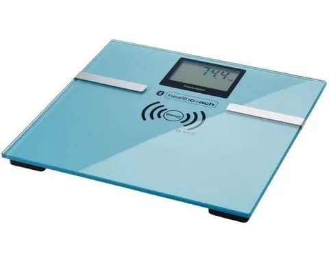 Waga łazienkowa szklana Sanitas SBF 70 S/B bluetooth niebieska