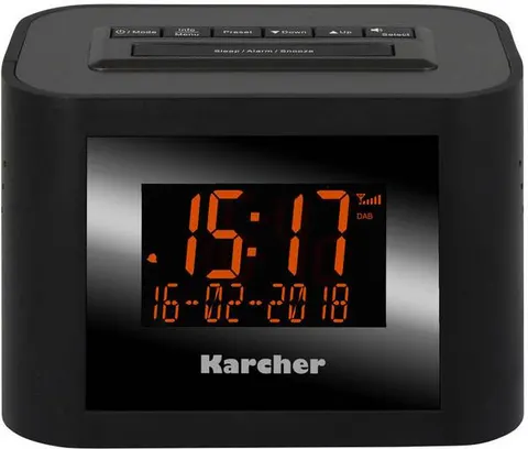 Radiobudzik Karcher DAB 2420 FM czarny