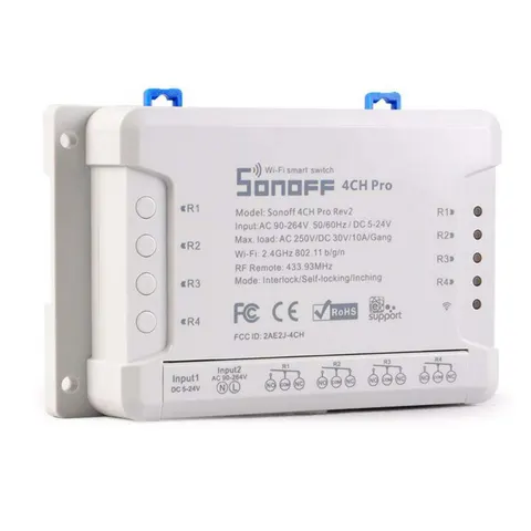 Przełącznik przekaźnik 4 kanały SONOFF 4CH Rev2 WiFi