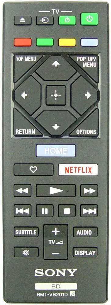 Oryginalny pilot do TV Sony RMT-VB201D Netflix