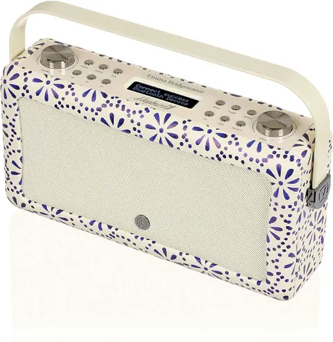 Radio cyfrowe budzik Hepburn Mk II 20W USB skóra Emma Bridgewater