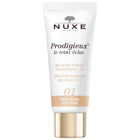 NUXE PRODIGIEUX Nawilżający krem BB (odcień jasny 01) 30 ml