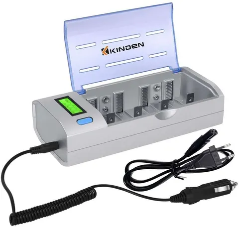 Uniwersalna ładowarka z wyświetlaczem LCD AA AAA CD 9V Ni-MH Ni-CD