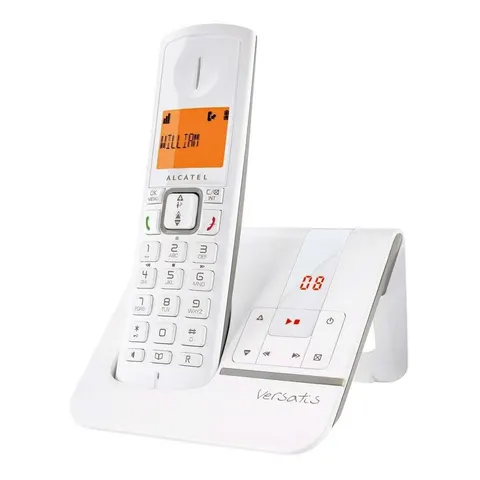 Bezprzewodowy telefon stacjonarny Alcatel Versatis F230 brązowy