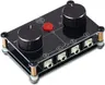 Mini rozdzielacz audio AUX 4 wyjścia z kontrolerem Nobsound Little Bear MC104