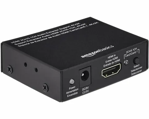 Konwerter HDMI do HDMI+audio RCA SPDIF 4K AmazonBasics