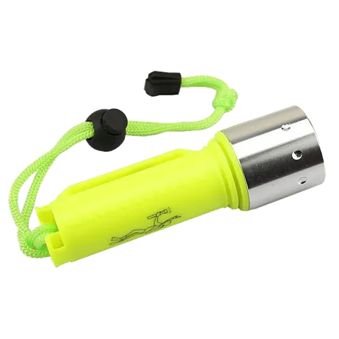 Latarka lampka Cree XM-L T6 LED do nurkowania żółta