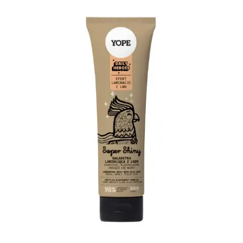 Yope Daily Heros Super Shiny galaretka laminująca do włosów 140ml