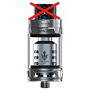 Atomizer SMOK TFV12 Prince Tank Silver bez szkiełka