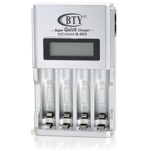 Ładowarka do ogniw akumulatorów AA AAA BTY N-903 1.5 LCD